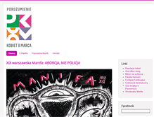 Tablet Screenshot of manifa.org